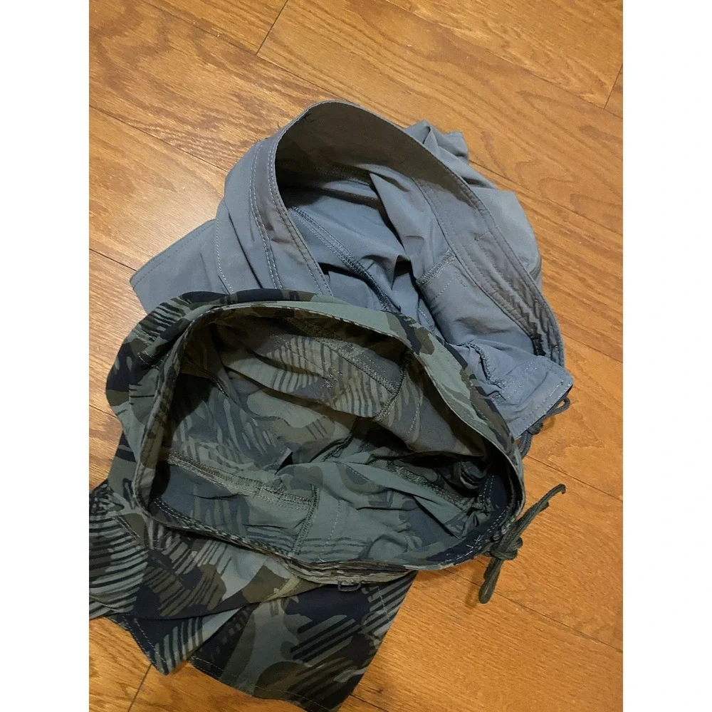 Roark Board Shorts Mens 30 Lot Of 2 Unlined Swim Trunks Camo Gray